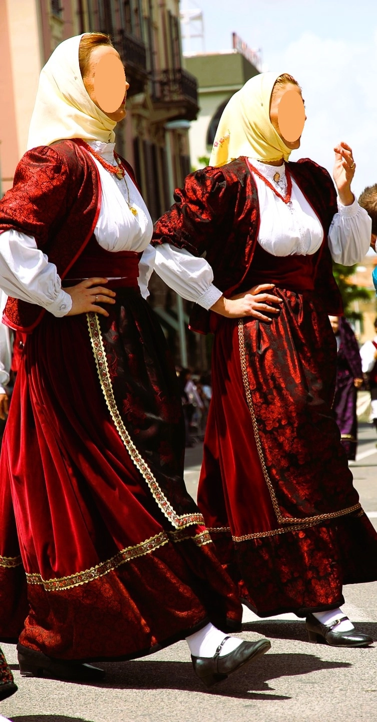 Traditional women's dress of Olbia