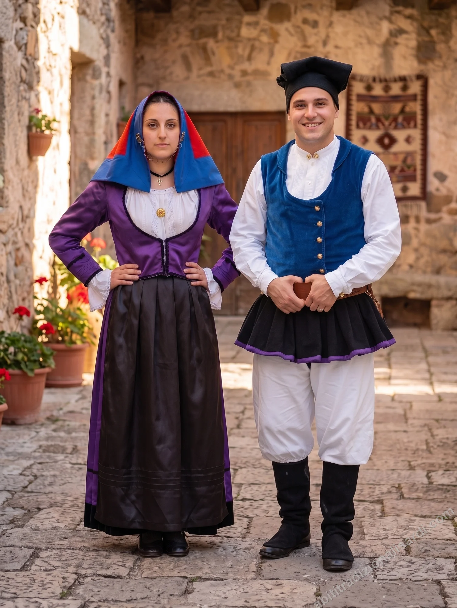 Traditional dress of Tertenia